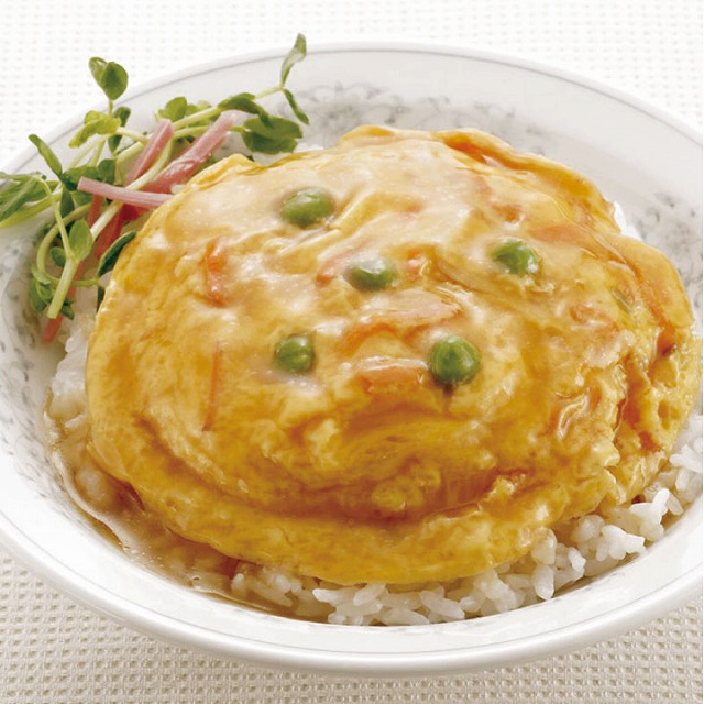 ケイエス冷凍食品)ミニ丼の具(天津飯) 1食120g