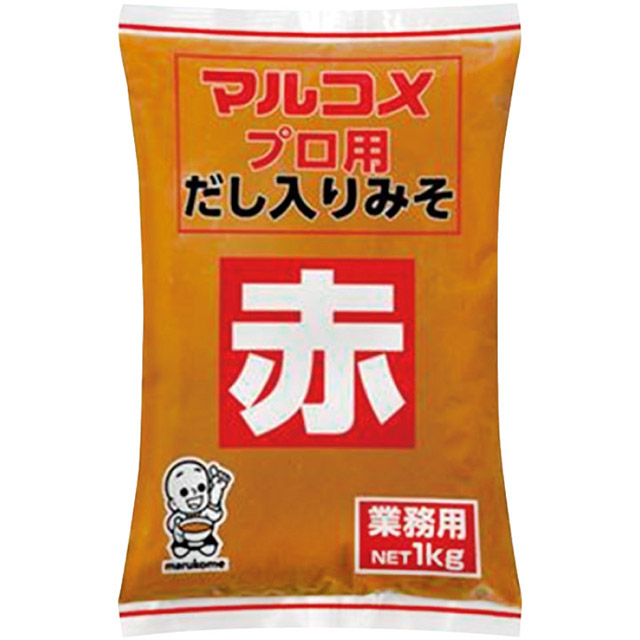マルコメ)プロ用だし入りみそ(赤) 1kg