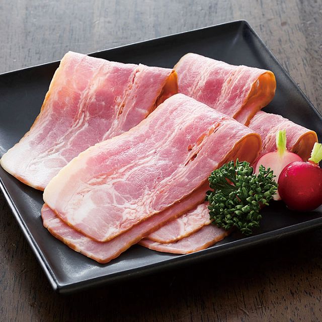 ニチロ畜産)冷凍ベーコンスライス500g